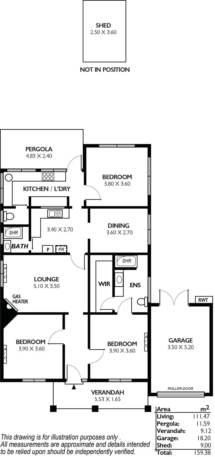 Floorplan of Homely house listing, 53 Richmond Avenue, Colonel Light Gardens SA 5041