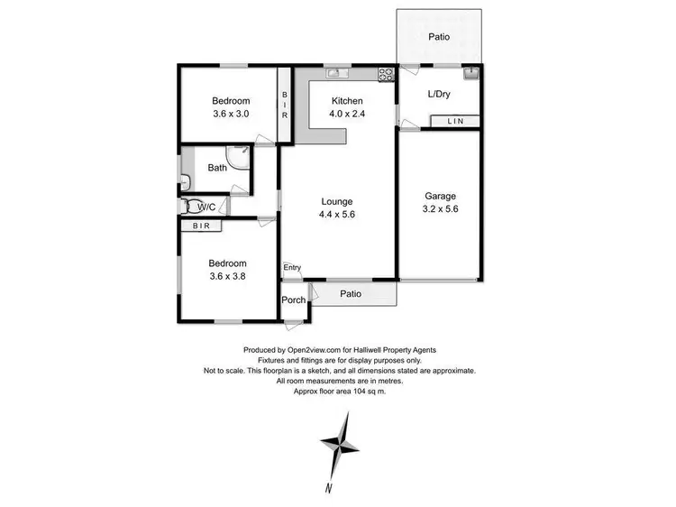 Floorplan of Homely unit listing, 1/53 Gunn Street, Devonport TAS 7310