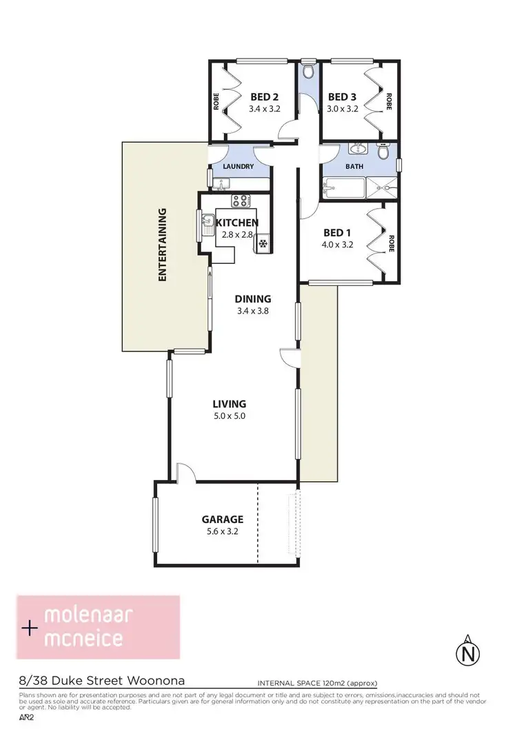 Floorplan of Homely villa listing, 8/38 Duke Street, Woonona NSW 2517