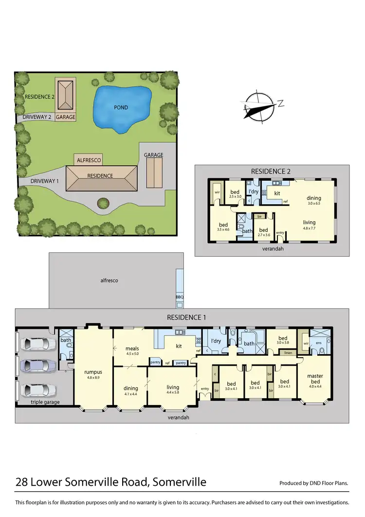 Floorplan of Homely rural property listing, 28 Lower Somerville Road, Somerville VIC 3912