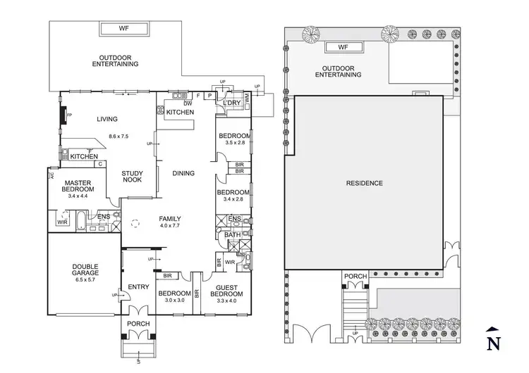 Floorplan of Homely house listing, 11 Conifer Place, Templestowe Lower VIC 3107