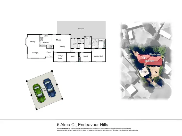 Floorplan of Homely house listing, 5 Alma Court, Endeavour Hills VIC 3802