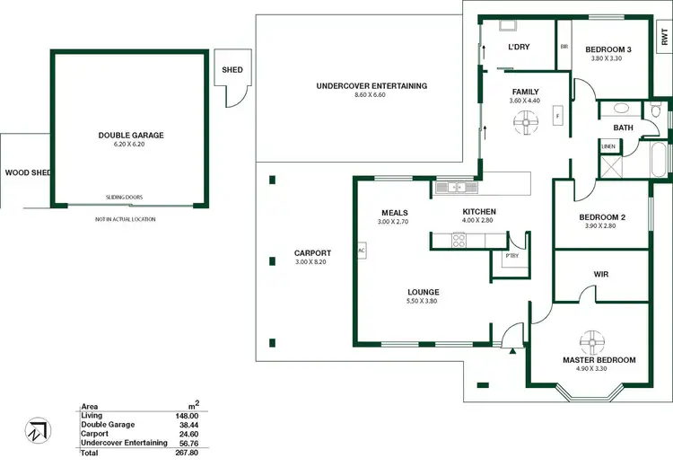 Floorplan of Homely house listing, 6 Sandalwood Drive, Woodside SA 5244