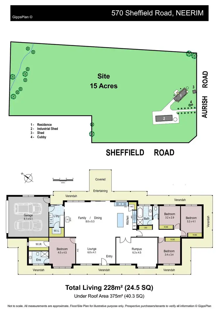 Floorplan of Homely rural property listing, 570 Sheffield Road, Neerim VIC 3831