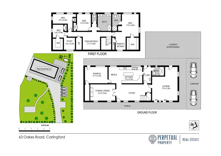 Floorplan of Homely house listing, 63 Oakes Road, Carlingford NSW 2118