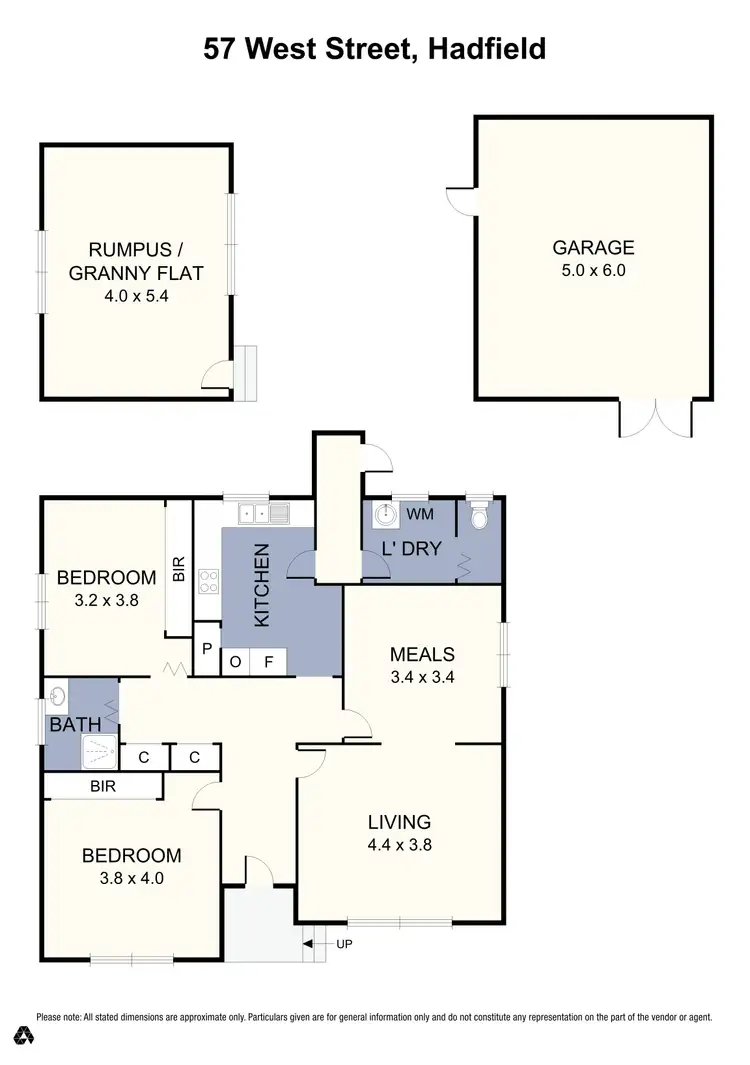 Floorplan of Homely house listing, 57 West Street, Hadfield VIC 3046