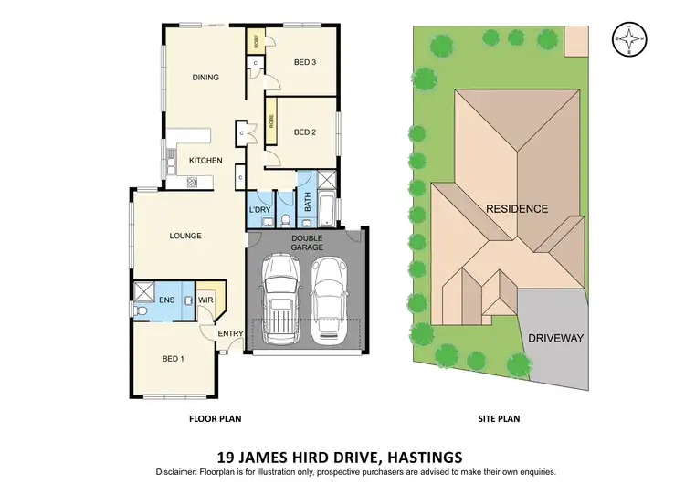 Floorplan of Homely house listing, 19 James Hird Drive, Hastings VIC 3915