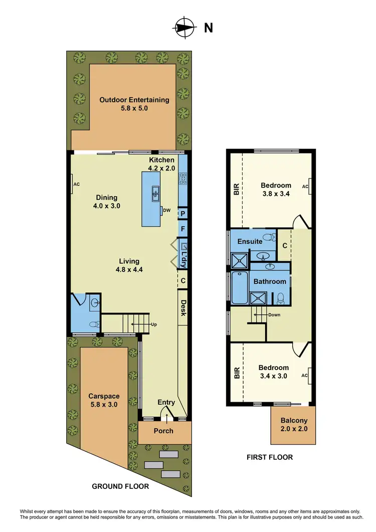 Floorplan of Homely house listing, 18 Stephen Street, Seddon VIC 3011