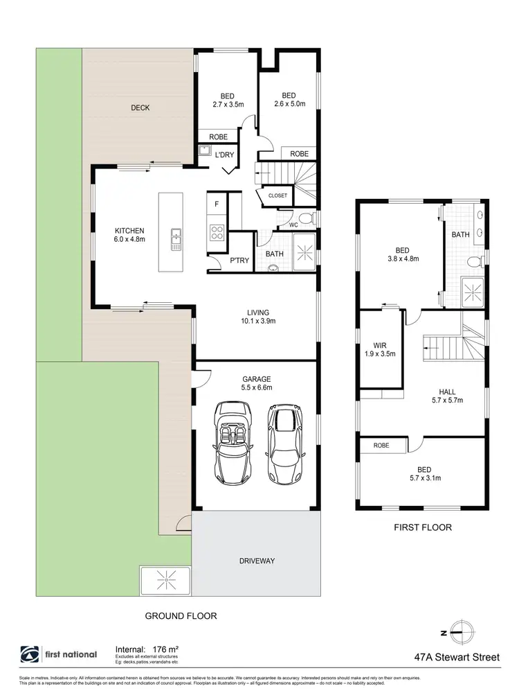 Floorplan of Homely house listing, 47a Stewart Street, Lennox Head NSW 2478