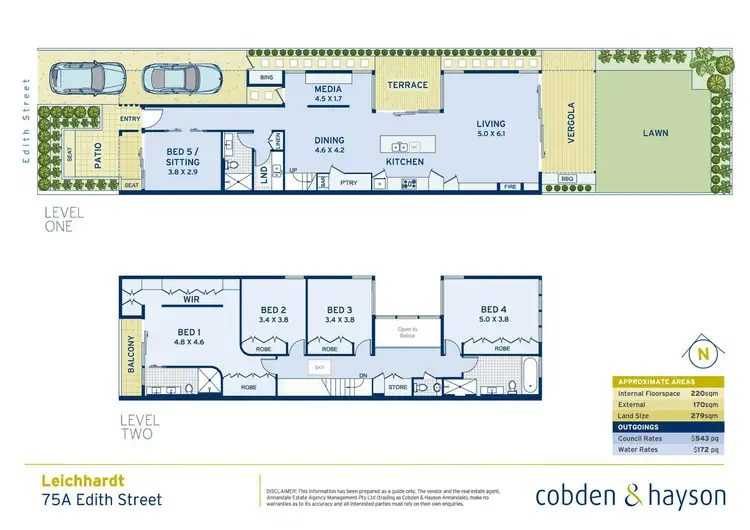 Floorplan of Homely house listing, 75A Edith Street, Leichhardt NSW 2040