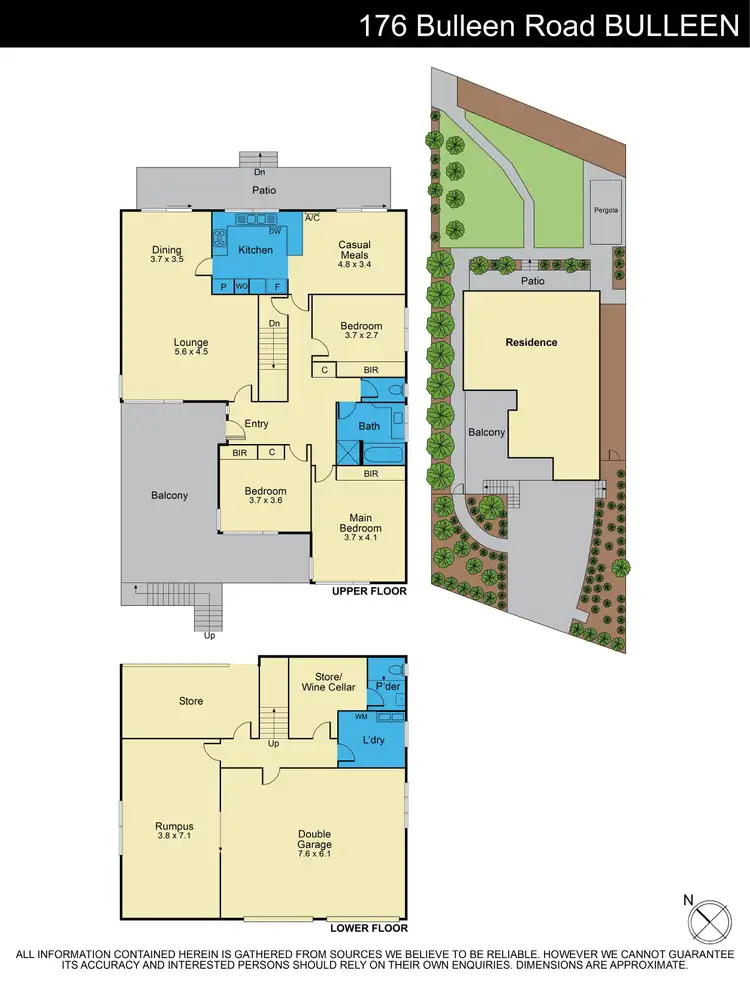 Floorplan of Homely house listing, 176 Bulleen Road, Bulleen VIC 3105