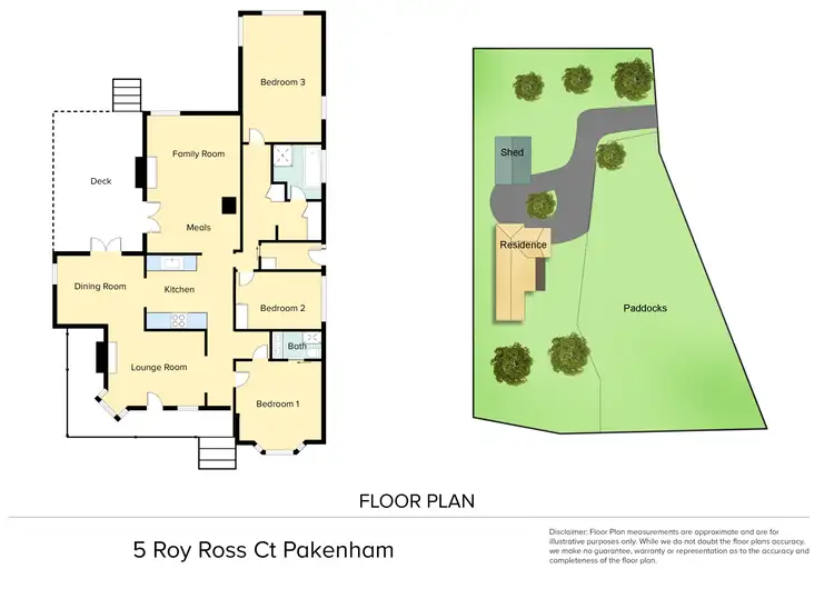 Floorplan of Homely house listing, 5 Roy Ross Court, Pakenham VIC 3810