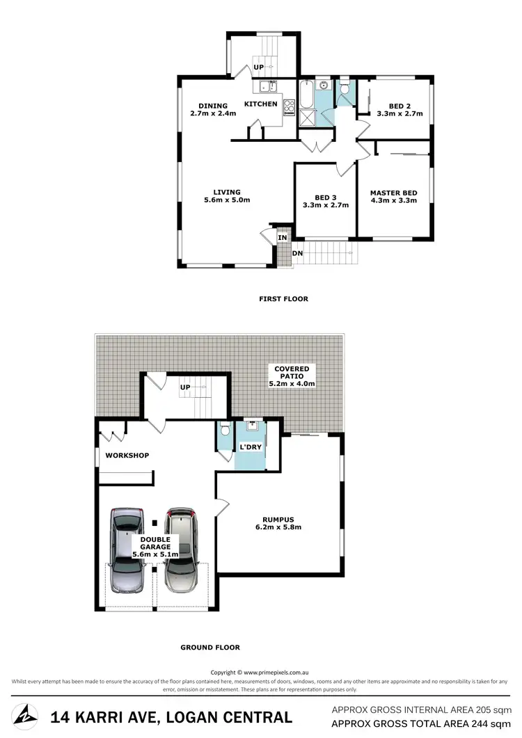Floorplan of Homely house listing, 14 Karri Avenue, Logan Central QLD 4114