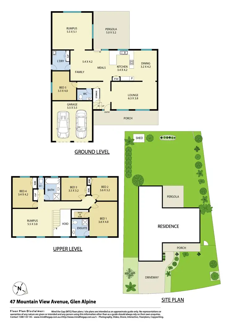 Floorplan of Homely house listing, 47 Mountain View Avenue, Glen Alpine NSW 2560