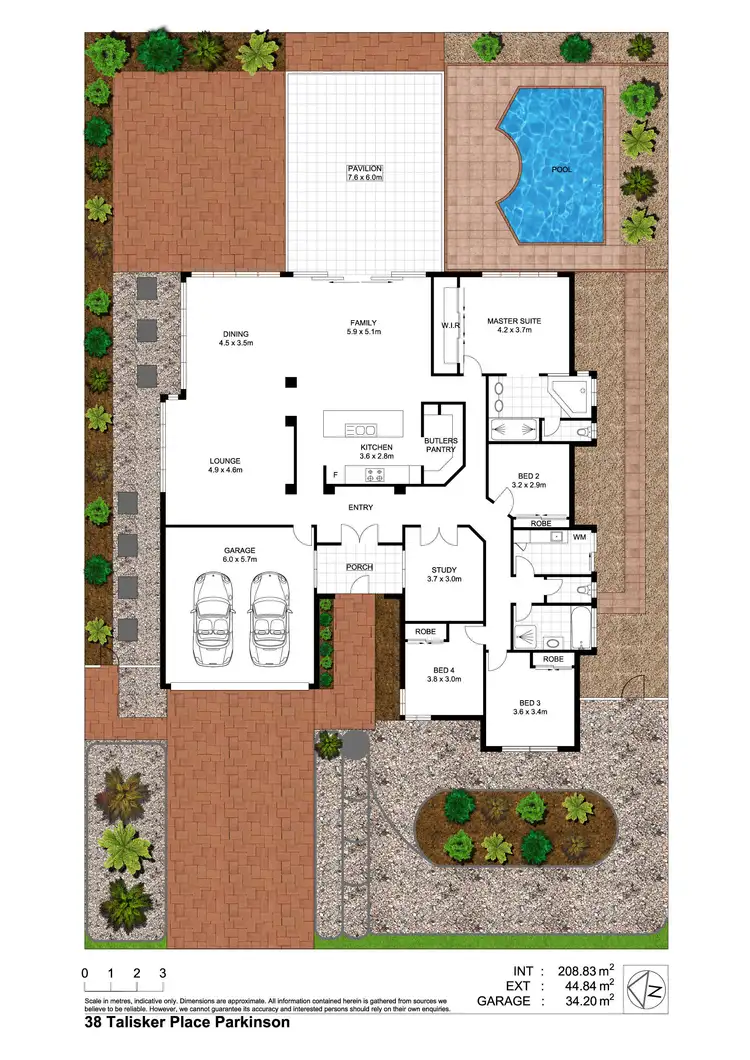 Floorplan of Homely house listing, 38 Talisker Place, Parkinson QLD 4115