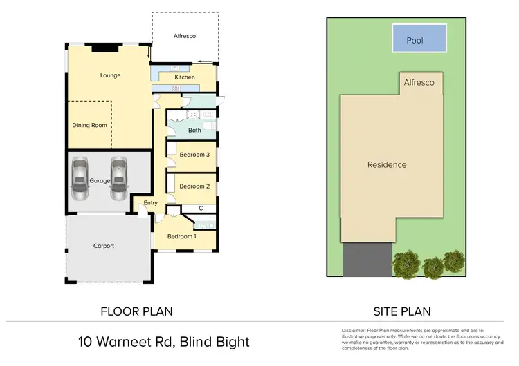 Floorplan of Homely house listing, 10 Warneet Road, Blind Bight VIC 3980