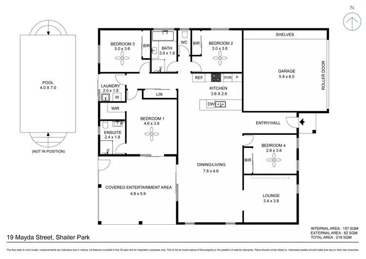 Floorplan of Homely house listing, 19 Mayda Street, Shailer Park QLD 4128