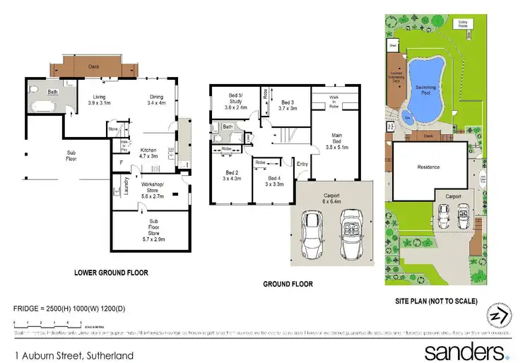 Floorplan of Homely house listing, 1 Auburn Street, Sutherland NSW 2232