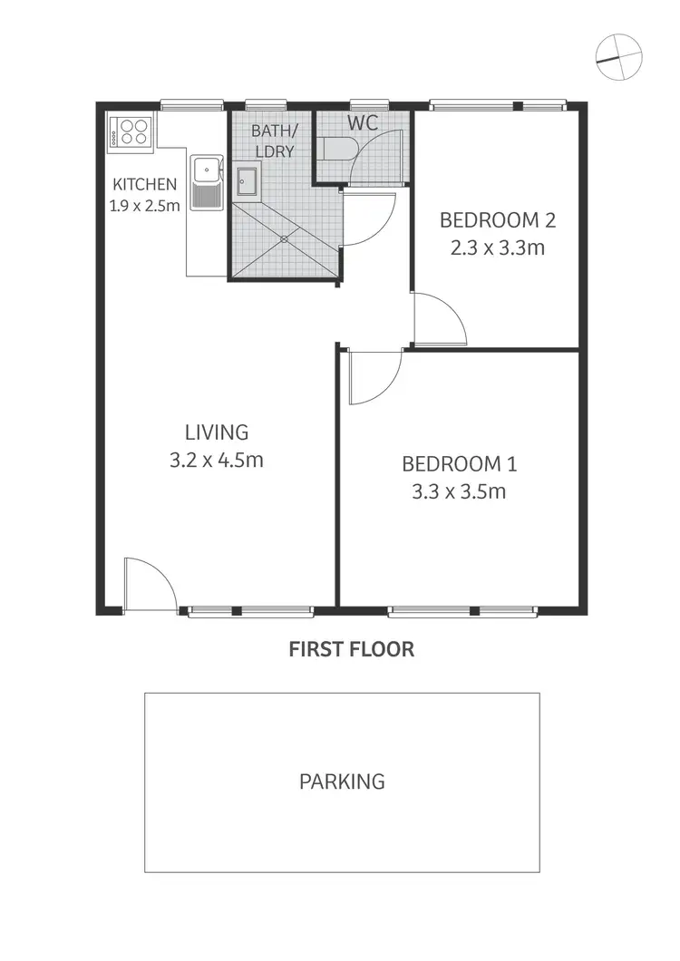 Floorplan of Homely apartment listing, 22/151B Smith Street, Summer Hill NSW 2130