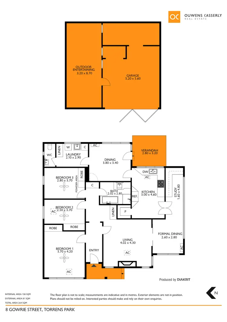 Floorplan of Homely house listing, 8 Gowrie Street, Torrens Park SA 5062