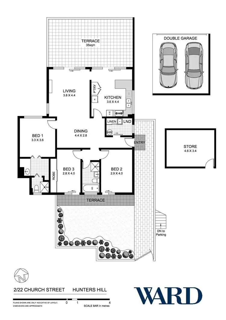 Floorplan of Homely unit listing, 2/22 Church Street, Hunters Hill NSW 2110