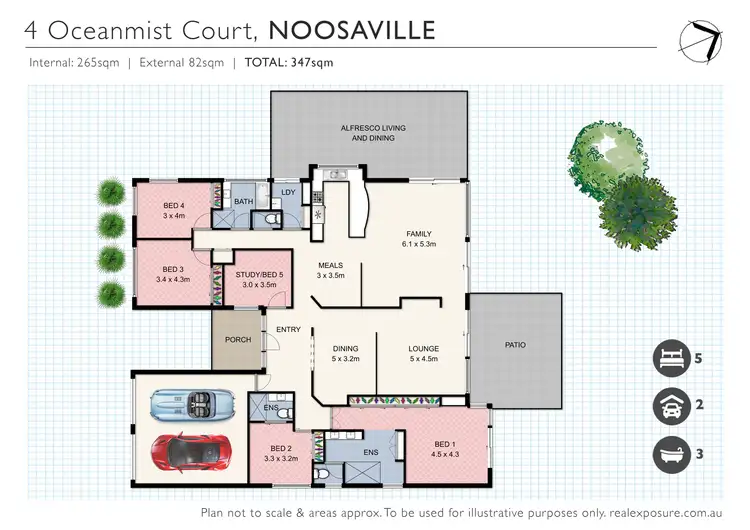 Floorplan of Homely house listing, 4 Oceanmist Court, Noosa Waters QLD 4566
