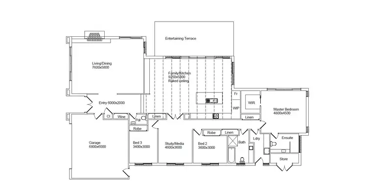 Floorplan of Homely house listing, 3 Hacking Crescent, Narrabundah ACT 2604
