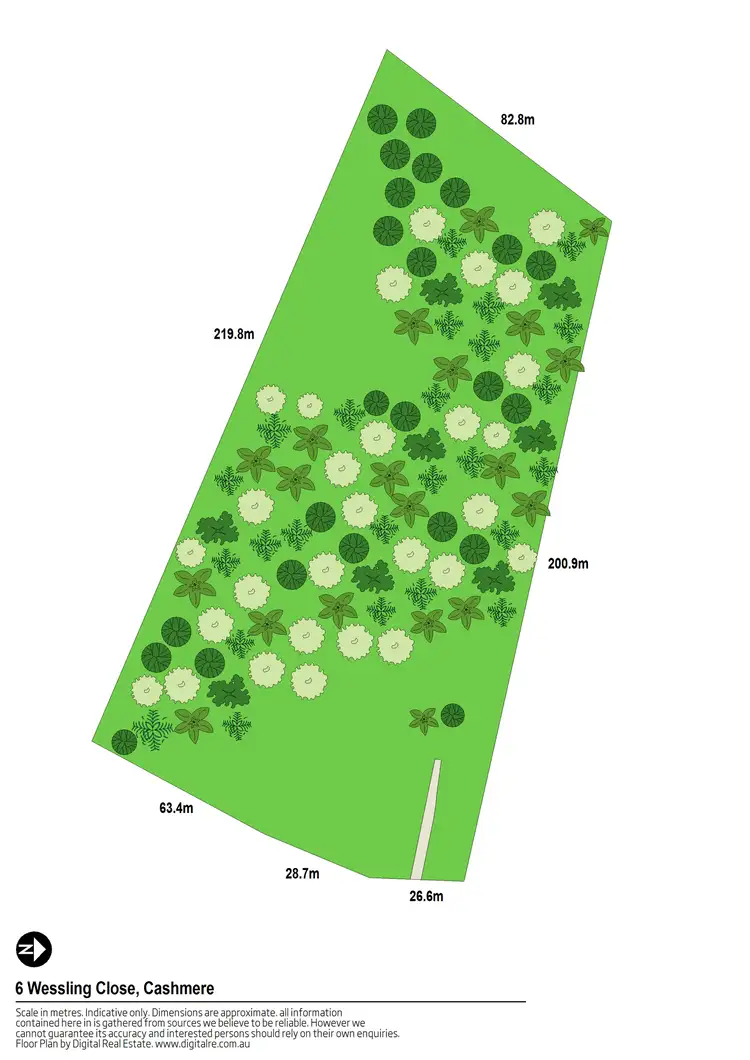 Floorplan of Homely land listing, 6 Wessling Close, Cashmere QLD 4500