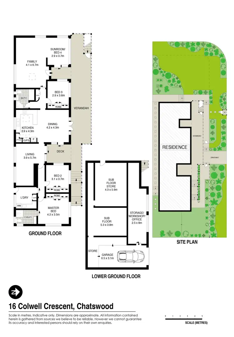 Floorplan of Homely house listing, 16 Colwell Crescent, Chatswood NSW 2067
