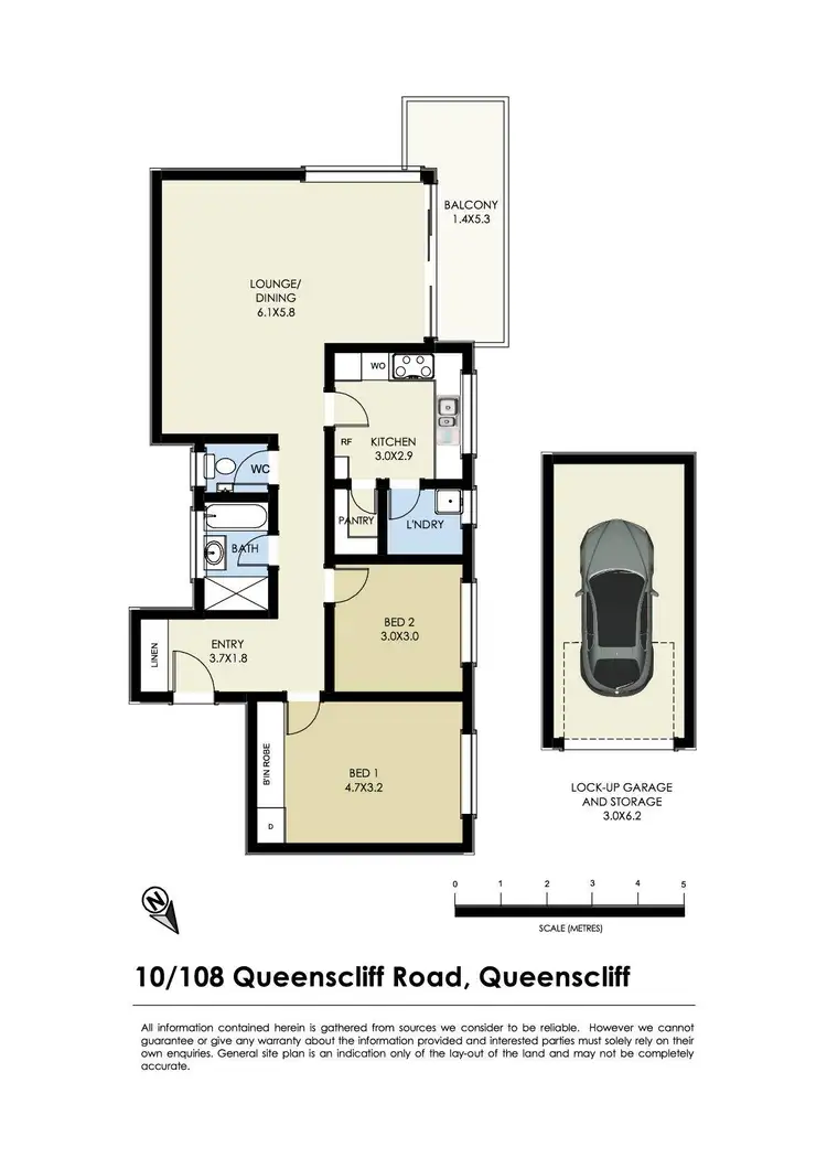 Floorplan of Homely apartment listing, 10/108 Queenscliff Road, Queenscliff NSW 2096