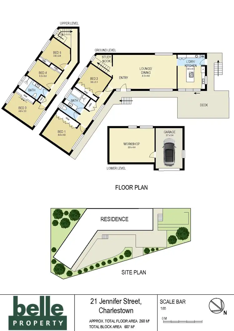 Floorplan of Homely house listing, 21 Jennifer Street, Charlestown NSW 2290