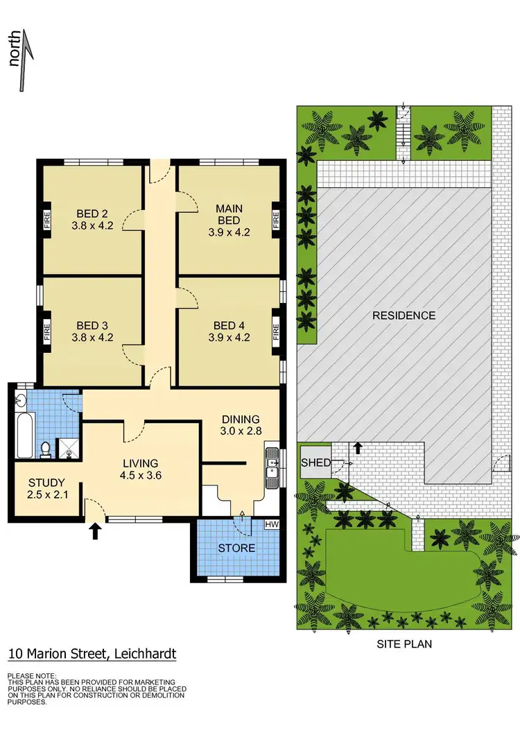Floorplan of Homely house listing, 10 Marion Street, Leichhardt NSW 2040