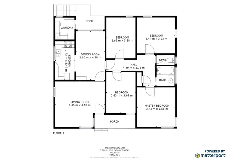 Floorplan of Homely house listing, 124 Donald Road, Queanbeyan NSW 2620