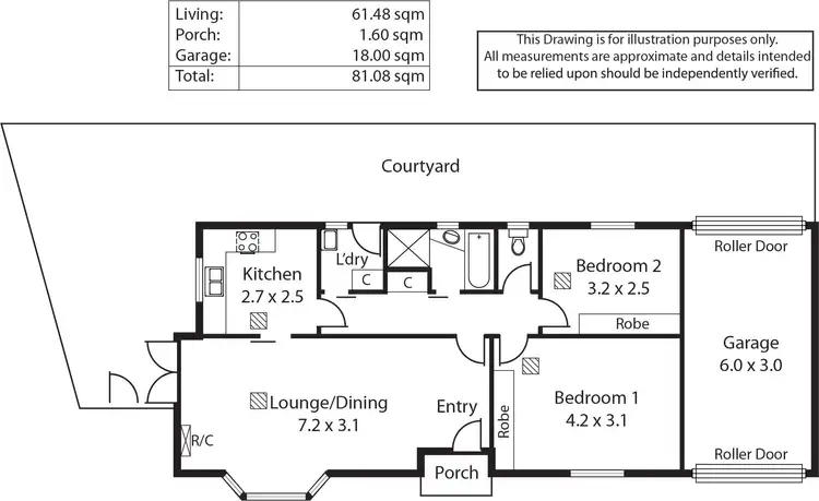 Floorplan of Homely unit listing, 6/8 Barker Grove, Toorak Gardens SA 5065