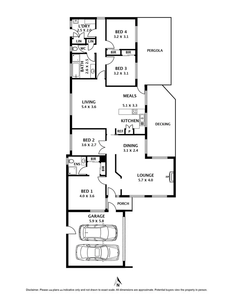 Floorplan of Homely house listing, 102 Reservoir Road, Sunbury VIC 3429