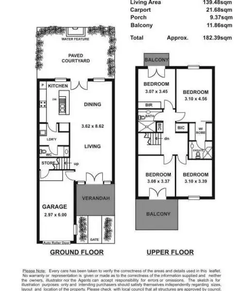 Floorplan of Homely house listing, 18 Sherwood Close, North Adelaide SA 5006