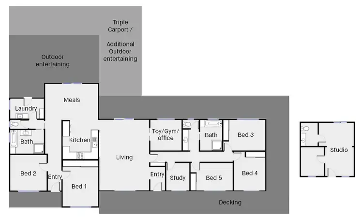 Floorplan of Homely house listing, 3538 Benetook Avenue, Irymple VIC 3498