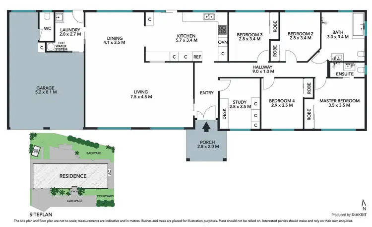 Floorplan of Homely house listing, 30 Heather Street, Wheeler Heights NSW 2097