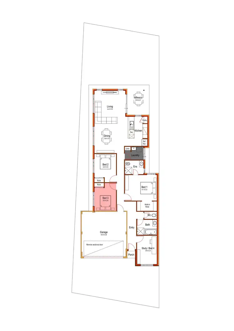 Floorplan of Homely land listing, LOT 1, 5 Johns Wood Drive, Kingsley WA 6026