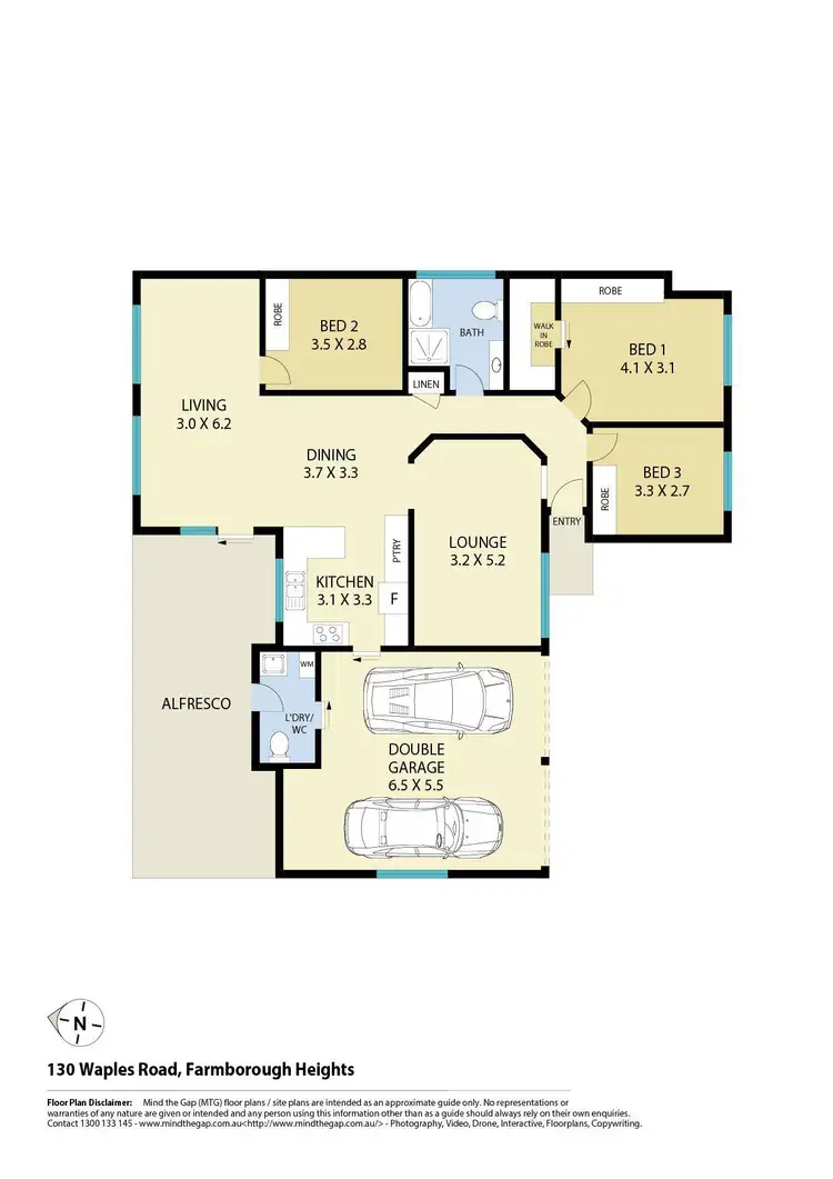 Floorplan of Homely house listing, 130 Waples Road, Farmborough Heights NSW 2526