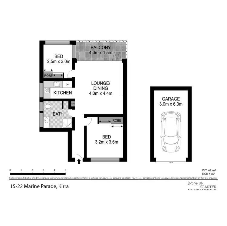Floorplan of Homely unit listing, 15/22 Marine Parade, Kirra QLD 4225