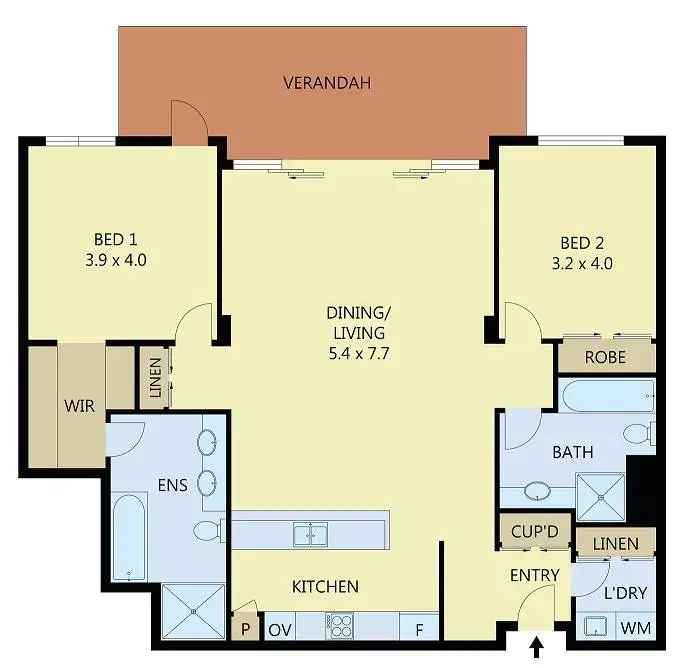 Floorplan of Homely apartment listing, 33/53 Peninsula Drive, Breakfast Point NSW 2137