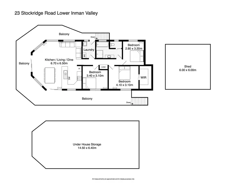 Floorplan of Homely rural property listing, 23 Stockridge Road, Lower Inman Valley SA 5211