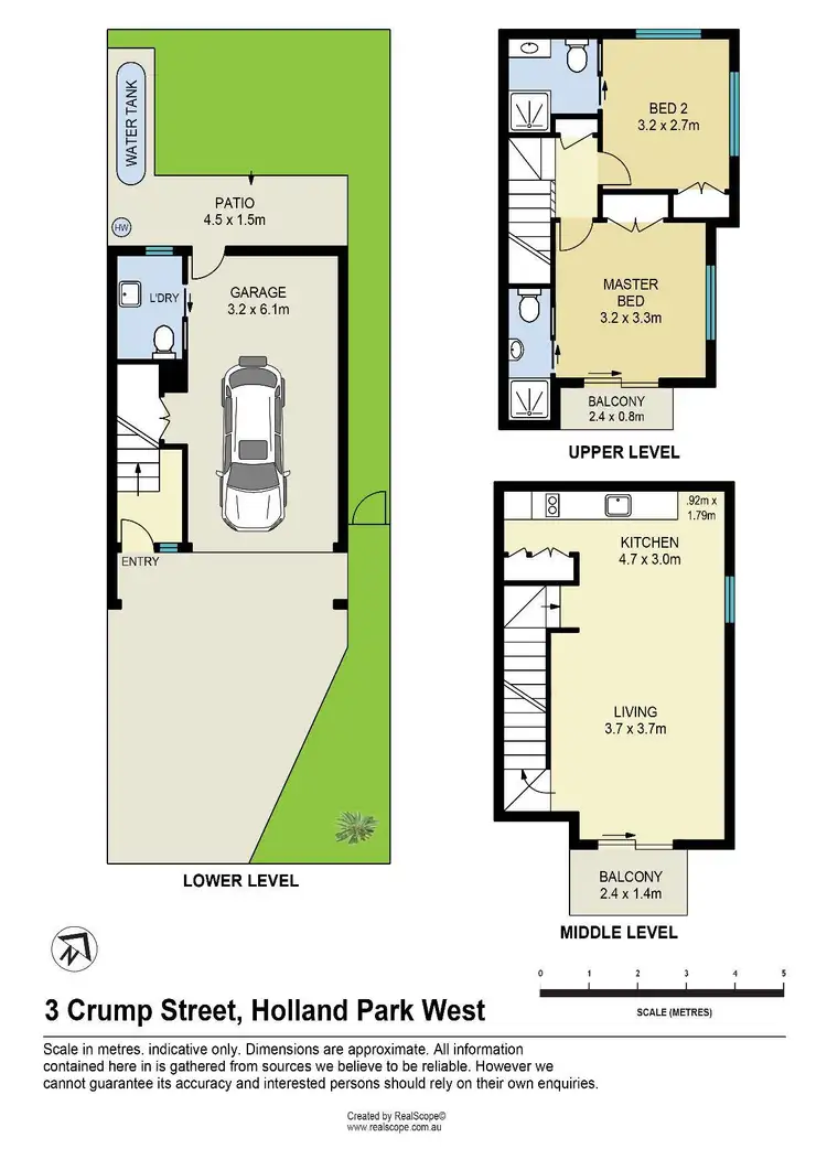 Floorplan of Homely townhouse listing, 3 Crump Street, Holland Park West QLD 4121