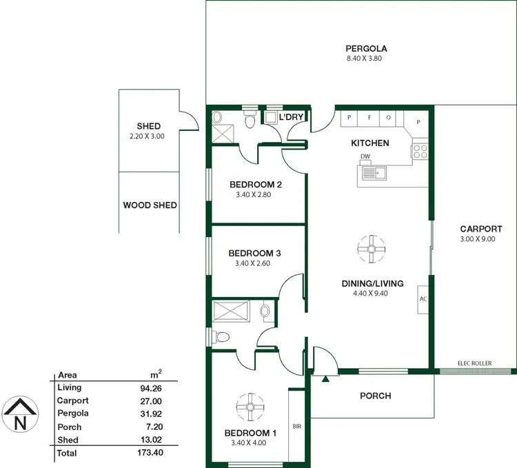 Floorplan of Homely house listing, 15 Paringa Close, Balhannah SA 5242