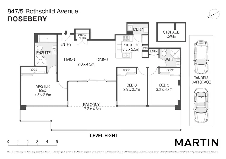 Floorplan of Homely apartment listing, 847/5 Rothschild Avenue, Rosebery NSW 2018