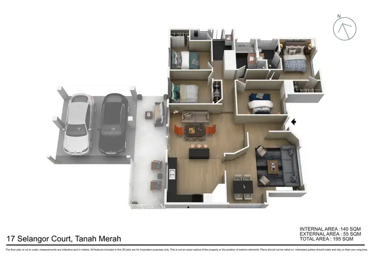 Floorplan of Homely house listing, 17 Selangor Court, Tanah Merah QLD 4128