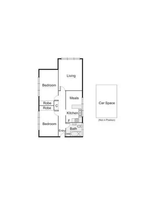 Floorplan of Homely apartment listing, 6/10 Spray Street, Elwood VIC 3184