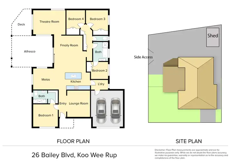 Floorplan of Homely house listing, 26 Bailey Boulevard, Koo Wee Rup VIC 3981