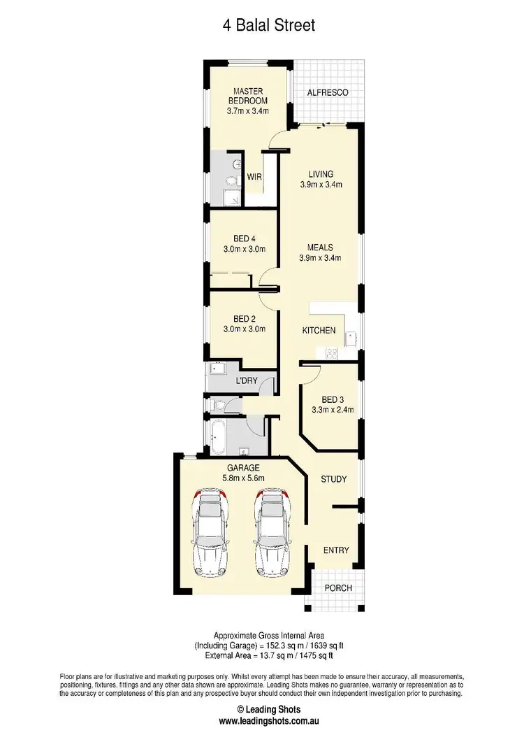 Floorplan of Homely house listing, 4 Balal Street, Stafford QLD 4053